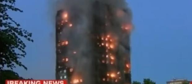 LONDON MASSIVE BUILDING FIRE/ Screencap USNews Today via Youtube LONDON MASSIVE BUILDING FIRE/ Screencap USNews Today via Youtube