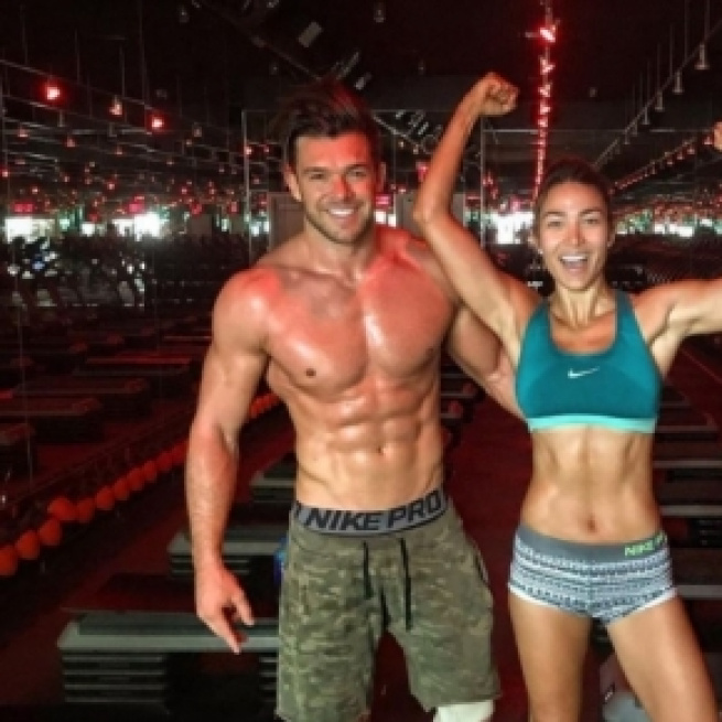 Lisandra Silva y Leandro Penna entrenan para la gran final / Instagram: @lisandrasilva