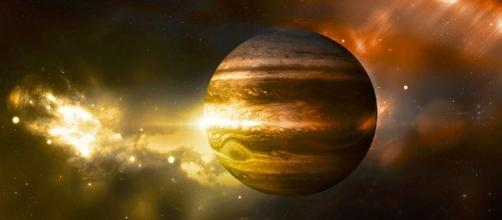 An artist's rendering of Jupiter/ by Ukstillalive/ CC BY-SA 4.0 Wikimedia