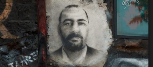 Abu Bakr al-Baghdadi, painted portrait DDC_0583 / Abode of Chaos Flickr