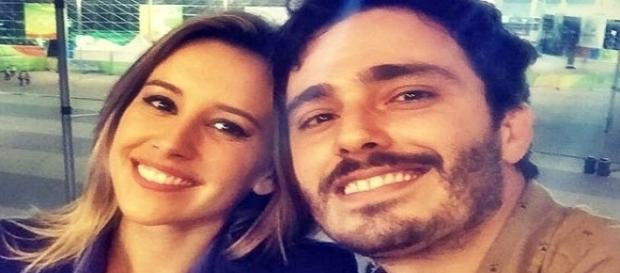 'Baixaria global'! Thiago Rodrigues e Cris Dias discutem na porta da emissora 'Baixaria global'! Thiago Rodrigues e Cris Dias discutem na porta da emissora