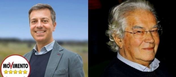 Fabrizio Baldassarre del Movimento 5 Stelle e Franco Nuzzi del centrodestra Fabrizio Baldassarre del Movimento 5 Stelle e Franco Nuzzi del centrodestra
