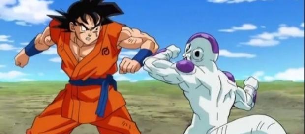Goku and Frieza stags team versus Sidra's Assassins Goku and Frieza stags team versus Sidra's Assassins