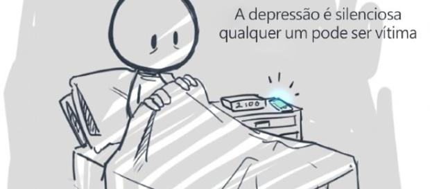 Ilustrações que mostram como vive uma pessoa com depressão Ilustrações que mostram como vive uma pessoa com depressão