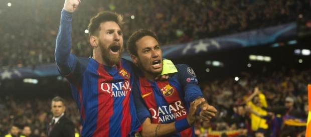 Le duo Messi Neymar fait des prodiges. Le duo Messi Neymar fait des prodiges.