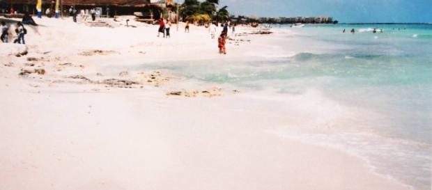Parque Fundadores en Playa del Carmen, muchos años atrás. Parque Fundadores en Playa del Carmen, muchos años atrás.