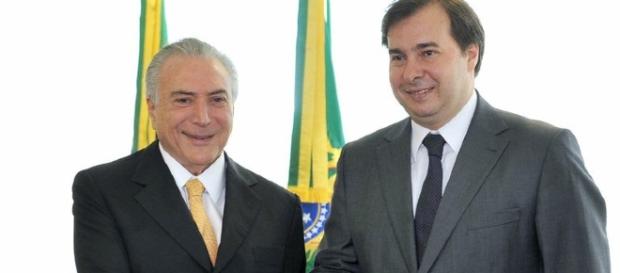 Presidente da Câmara e Michel Temer Presidente da Câmara e Michel Temer