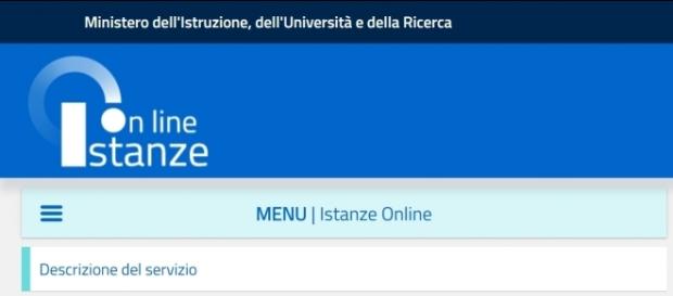 Schermata di Accesso al servizio IStanza Online Schermata di Accesso al servizio IStanza Online