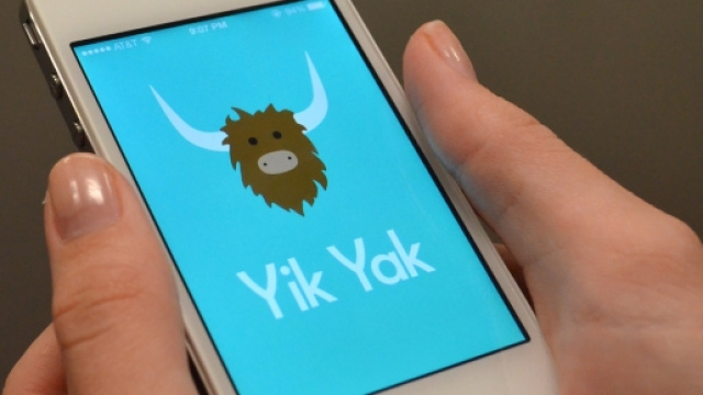 Logo di Yik Yak, startup fondata da due studenti della Furman University