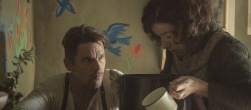 Ethan Hawke as Everett Lewis and Sally Hawkins as Maud Lewis - Image via Sony Pictures Classics/YouTube