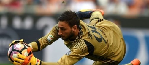 Gianluigi Donnarumma il giovane portiere del Milan