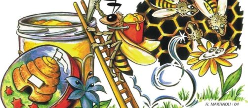 Les abeilles, menacées d'une disparition totale suite à l'action des insecticides et pesticides, indissociable du miel dont les enfants raffolent