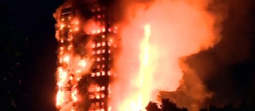 Photo Grenfell Tower screen capture from YouTube video / ABC News