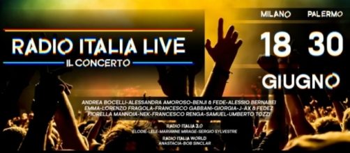 Radio Italia live 2017 concerti gratis a Milano e Palermo
