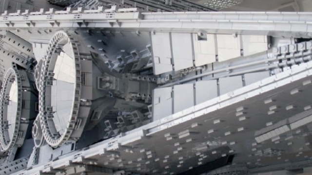 Gli imponenti motori posteriori dello Star Destroyer