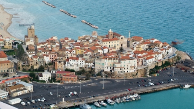 La spiagge della città di Termoli: il M5S ha procurato allarme inquinamento