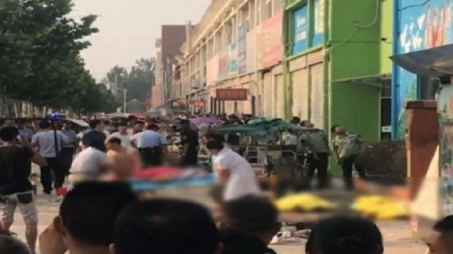 Une explosion devant une &eacute;cole en Chine a fait 8 morts et 65 bless&eacute;s