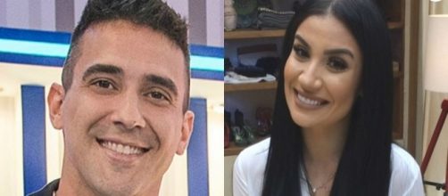 André Marques ofereceu pamonha a Bianca Andrade