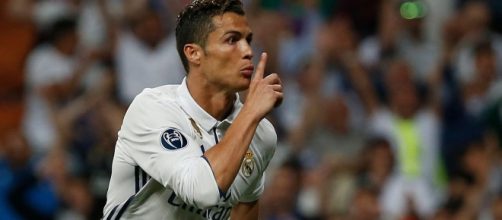 Cristiano Ronaldo con la maglia del Real Madrid.