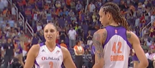 The Phoenix Mercury grabbed an 86-78 win over Chicago thanks to Taurasi and Griner. [Image via WNBA/YouTube]