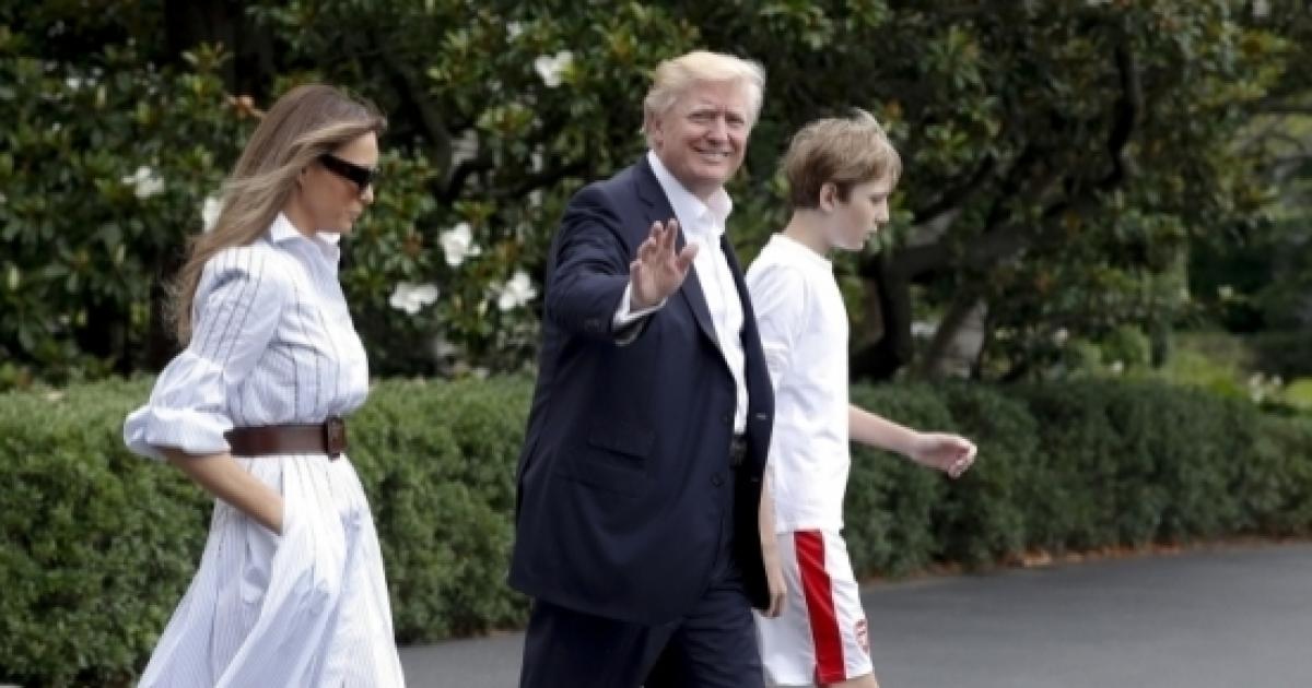 Donald Trump Visits Camp David For The First Time 0409