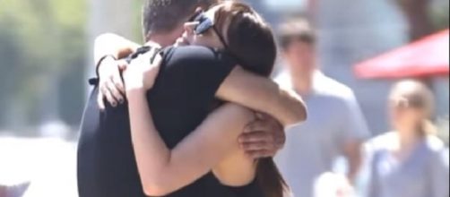 Dakota Johnson hugs a mystery guy in Hollywood, California