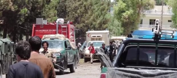 Taliban car bombing at Afghan bank kills dozens| AFP|Youtube Taliban car bombing at Afghan bank kills dozens| AFP|Youtube