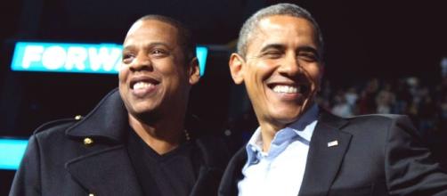 Obama inducts Jay Z into Songwriter's Hall of Fame. - stlamerican