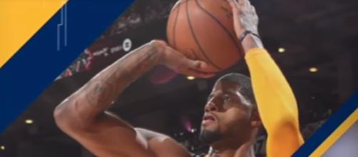 Paul George's Announcement Leaving Pacers / Screencap from ESPN via Youtube