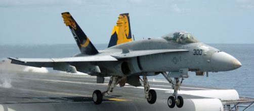 F/A 18 takes off (Wikipedia - United States Navy)