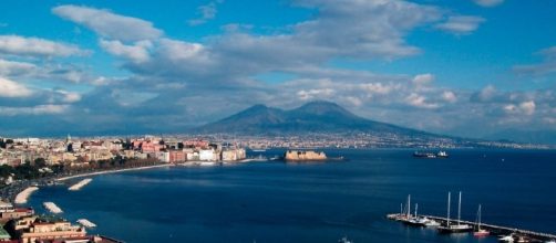 Vista panoramica del golfo di Napoli