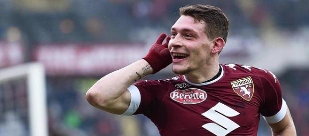 Andrea Belotti, delantero del Torino F.C Andrea Belotti, delantero del Torino F.C