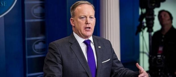 Sean Spicer might no longer serve as the Press Secretary - Flickr/Daykan com Sean Spicer might no longer serve as the Press Secretary - Flickr/Daykan com
