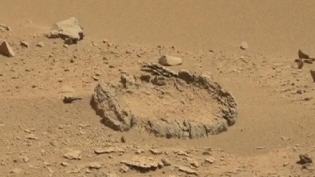 La sruttura circolare su Marte