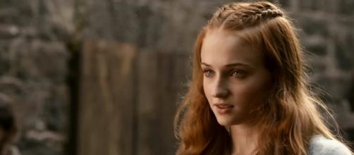 Sophie Turner plays Sansa Stark in HBO's "Game of Thrones." screencap sansa stark Youtube