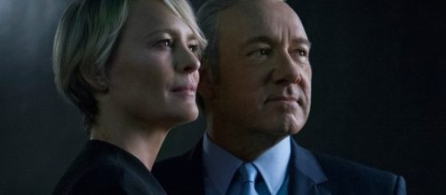 Robin Wright and Kevin Spacey as Claire and Frank Underwood in 'House of Cards.' (Facebook/House of Cards)