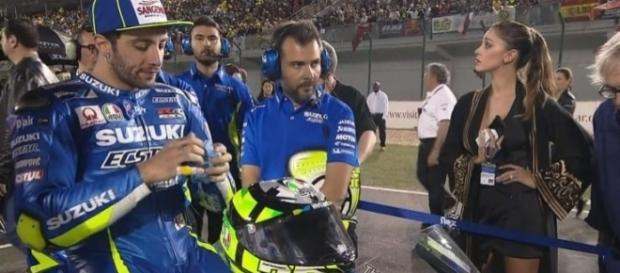 Motogp: Andrea sta male, Belen in ansia Motogp: Andrea sta male, Belen in ansia