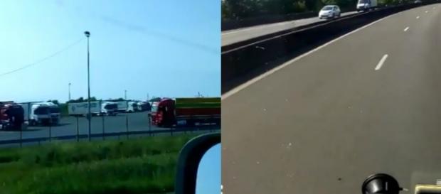 Polski kierowca mocno o sytuacji we Francji! (źródło: youtube.com). Polski kierowca mocno o sytuacji we Francji! (źródło: youtube.com).