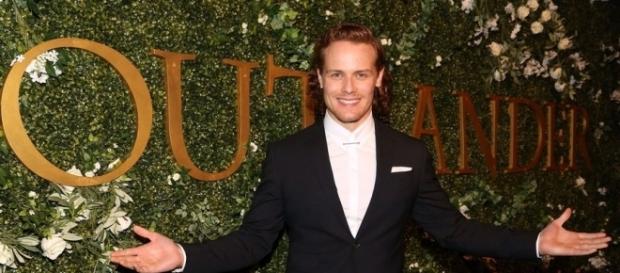 Sam Heughan is in tlaks for "The Spy who Dumped Me" movie. Photo - outlandishdram.com Sam Heughan is in tlaks for "The Spy who Dumped Me" movie. Photo - outlandishdram.com