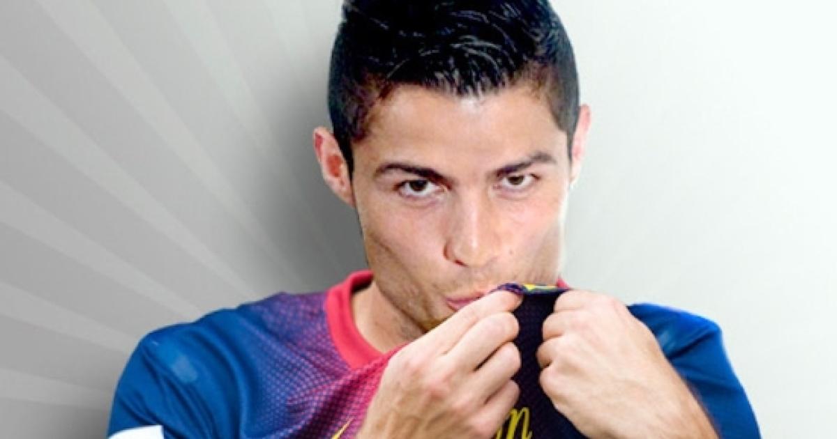 cristiano ronaldo camiseta barcelona