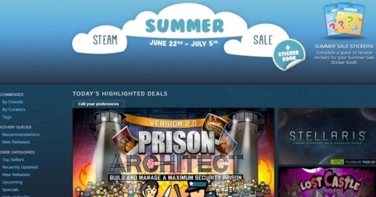 Steam Summer Sale 17 Best Deal Highlights