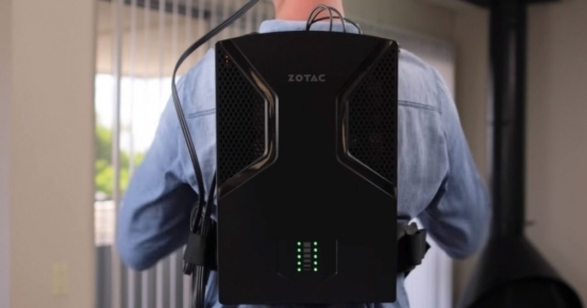 VR News Zotac’s VR GO Backpack System