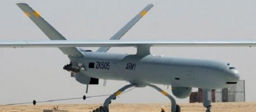 Il drone Shahed 129, velivolo di fabbricazione iraniana: un modello simile è stato abbattuto dai caccia statunitensi in Siria