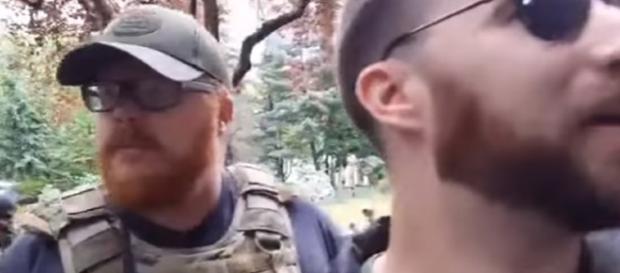 Pro Trump Supporters Burn Antifa Flag/ Screencap from presidenttrump via Youtube Pro Trump Supporters Burn Antifa Flag/ Screencap from presidenttrump via Youtube