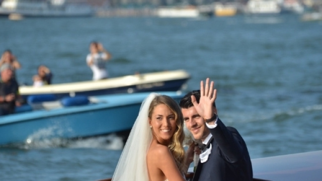 Le foto delle nozze dell'anno a Venezia tra Alvaro Morata e Alice Campello