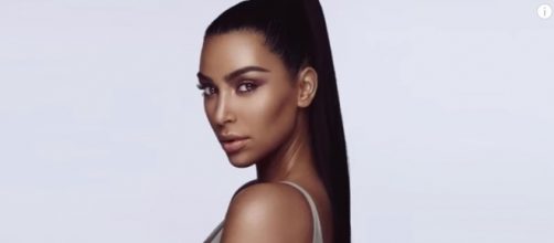 Kim Kardashian posted this photo on Instagram to announce her KKW beauty line - YouTube/E! News