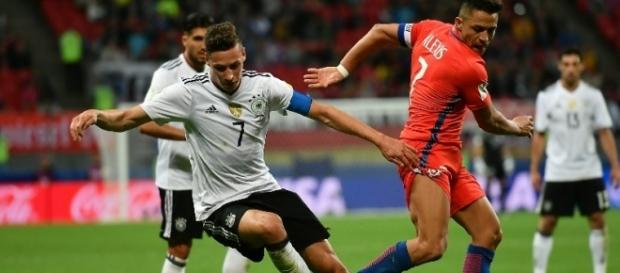 Alemania y Chile dieron un gran partido en el primer tiempo. El Bocón. com. Alemania y Chile dieron un gran partido en el primer tiempo. El Bocón. com.