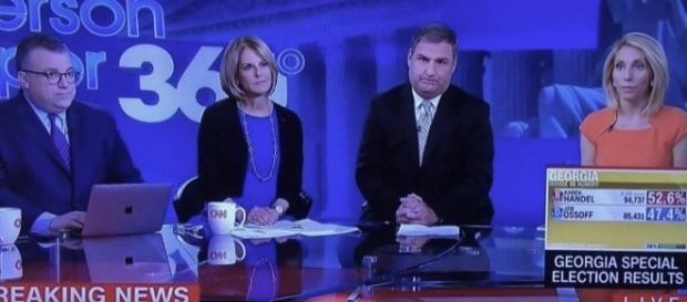 CNN anchors shocked by Georgia election outcome (as shared on Twitter by Eric Bolling of Fox News, @ericbolling) CNN anchors shocked by Georgia election outcome (as shared on Twitter by Eric Bolling of Fox News, @ericbolling)