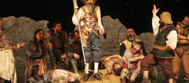 "El hombre de la Mancha", obra protagonizada por Benny Ibarra, Carlos Corona y Ana Brenda. "El hombre de la Mancha", obra protagonizada por Benny Ibarra, Carlos Corona y Ana Brenda.