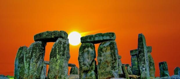 Stonehenge, Puesta Del Sol, Piedra Stonehenge, Puesta Del Sol, Piedra